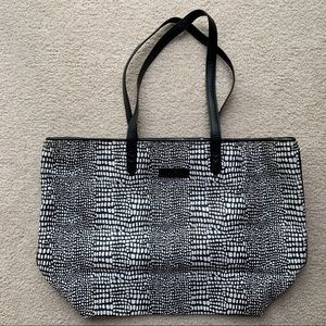 Vera Bradley faux leather large tote